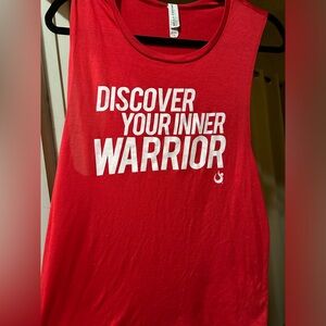 HotWorx Red sleeveless tank